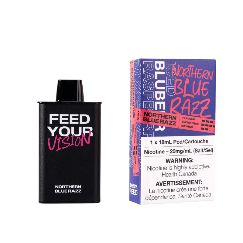 Feed Northern Blue Razz Disposable Pod (9000 Puffs)