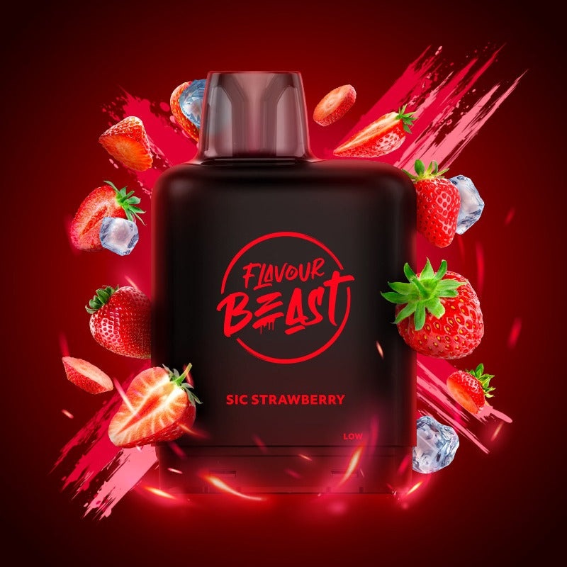 Level X G2 Sic Strawberry Iced Boost Flavour Beast Pods