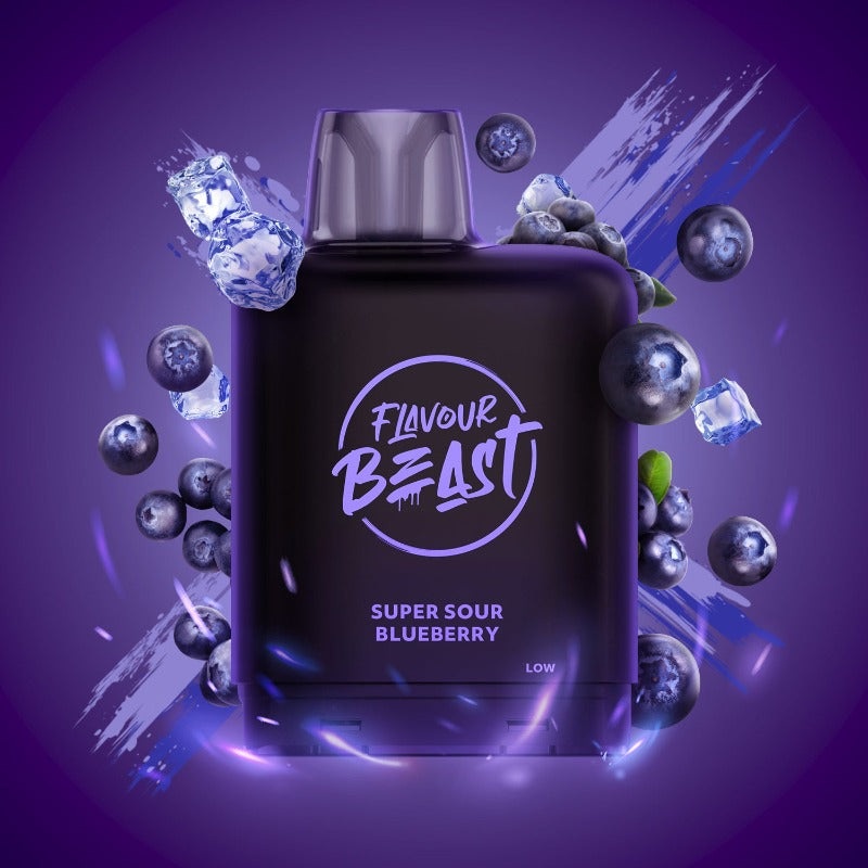 Level X G2 Super Sour Blueberry Iced Boost Flavour Beast Pods