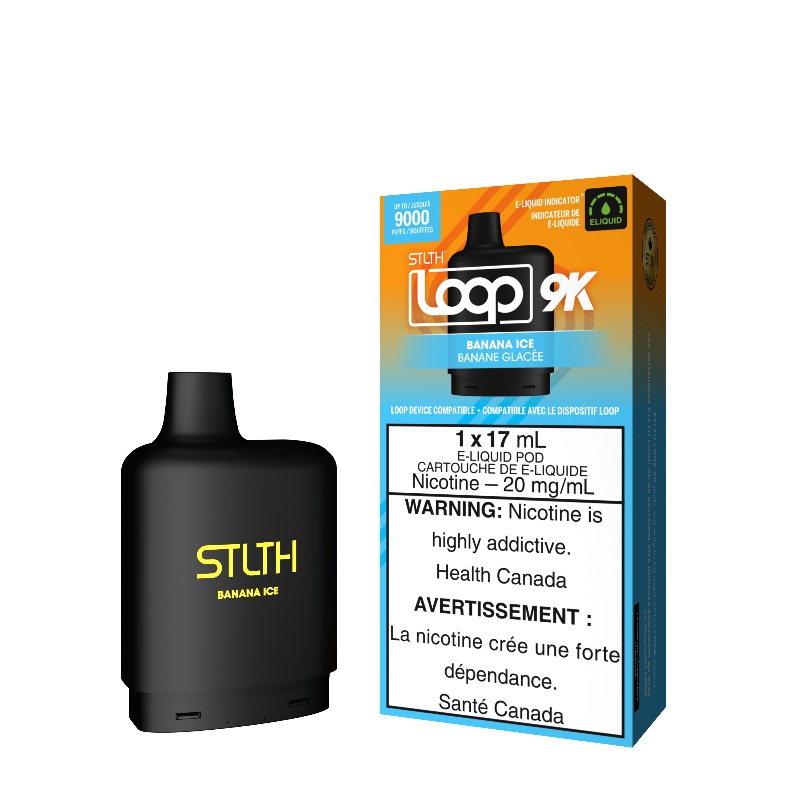 STLTH Loop 9K Banana Ice Pod|20MG|20MG (ONT-TAX)