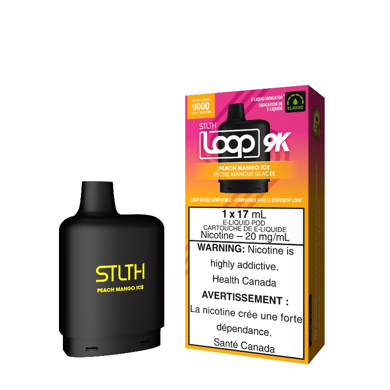 STLTH Loop 9K Peach Mango Ice Pod