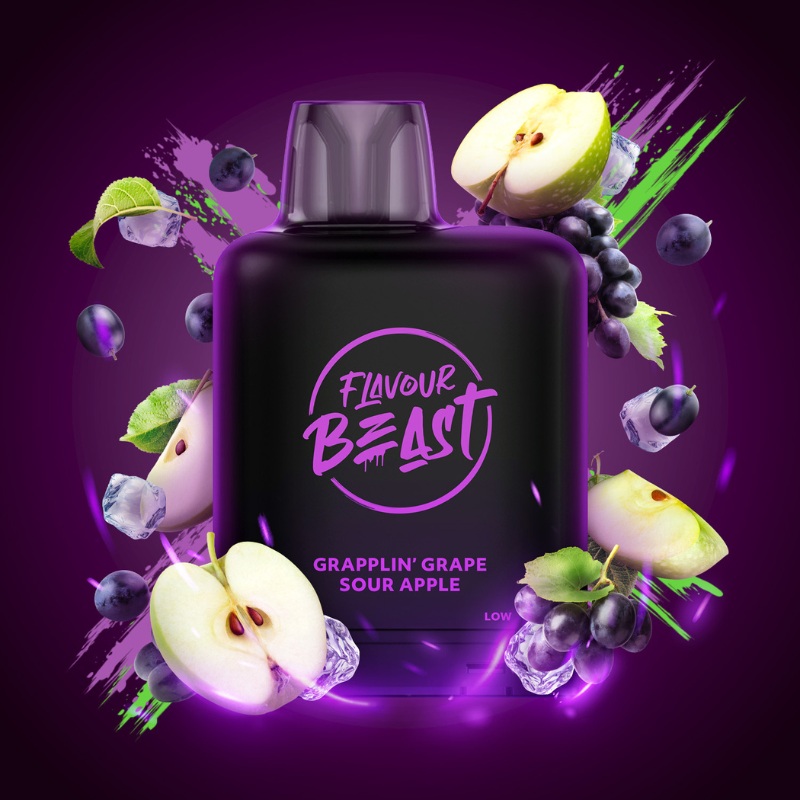 Level X G2 Grapplin’ Grape Sour Apple Iced Boost Flavour Beast Pods