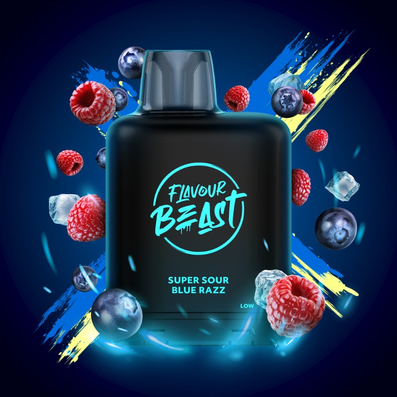 Level X G2 Super Sour Blue Razz Iced Boost Flavour Beast Pods