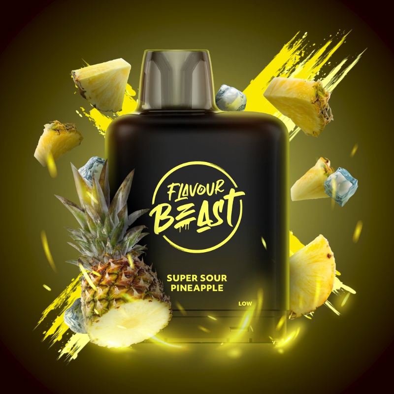 Level X G2 Super Sour Pineapple Iced Boost Flavour Beast Pods