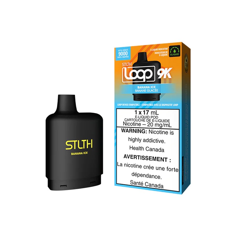 STLTH Loop 9K Pod – Banana Ice