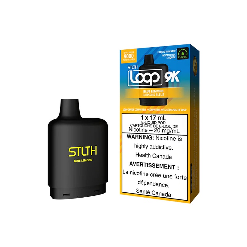 STLTH Loop 9K Pod – Blue Lemons