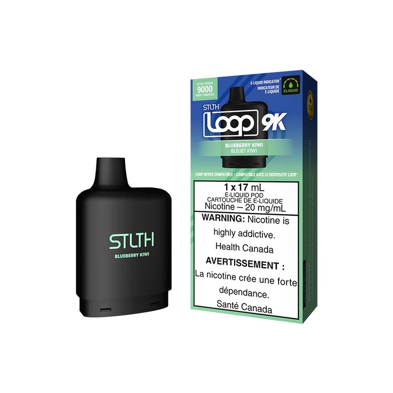 STLTH Loop 9K Pod – Blueberry Kiwi
