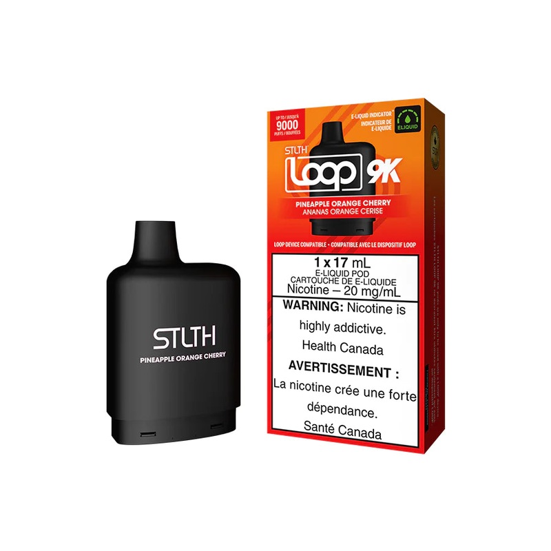 STLTH Loop 9K Pod – Pineapple Orange Cherry