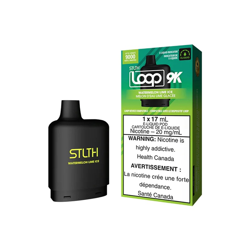 STLTH Loop 9K Pod – Watermelon Lime Ice