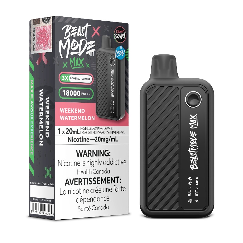 Beast Mode Max 18K Weekend Watermelon Disposable Vape
