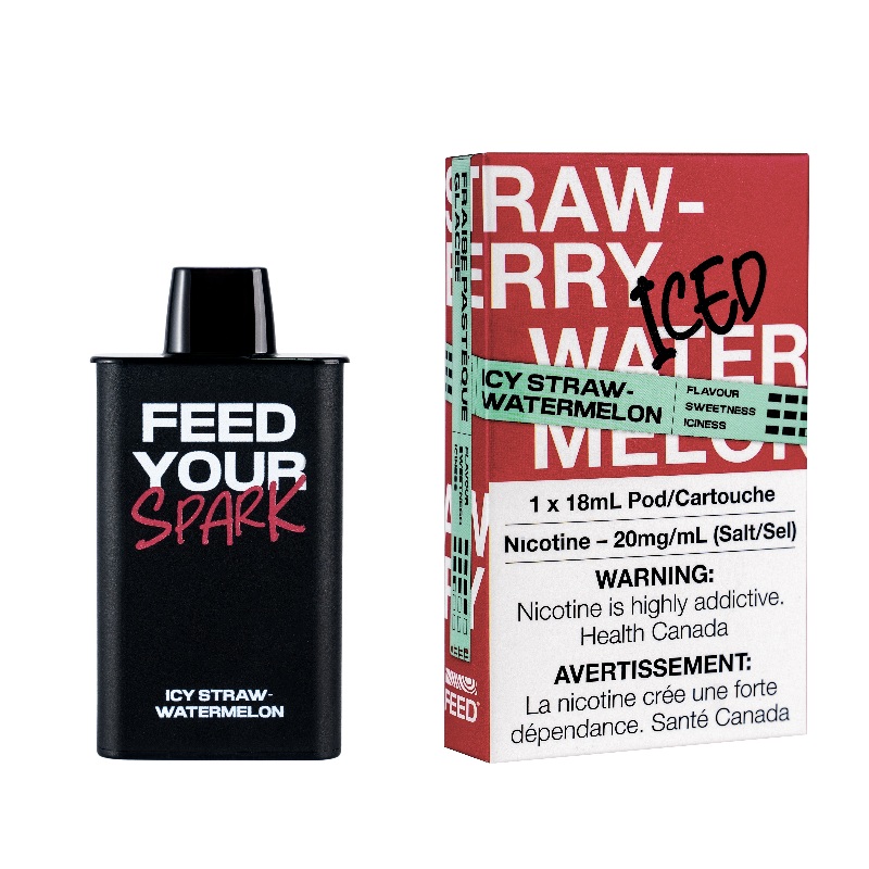 Feed Icy Straw-Watermelon Disposable Pod (9000 Puffs)
