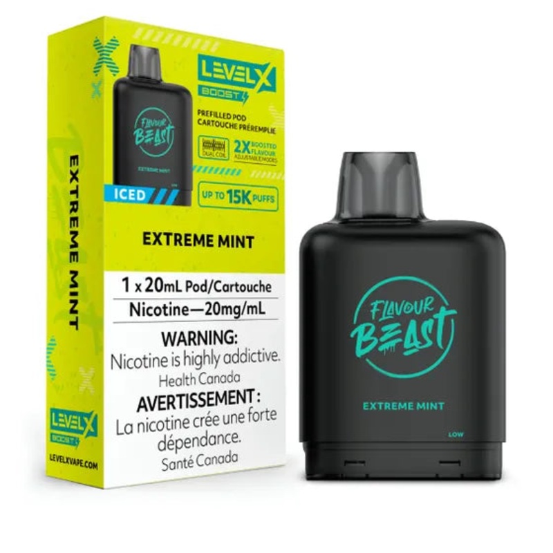 Flavour Beast – Boost 25K Level X Pod – Extreme Mint – AB
