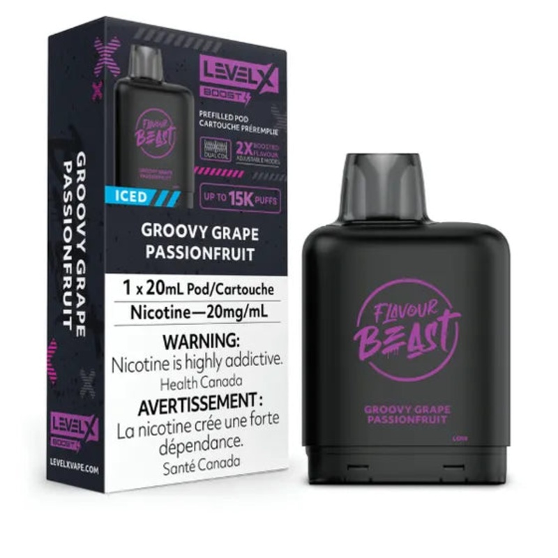 Flavour Beast – Boost 25K Level X Pod – Groovy Grape Passionfruit – AB