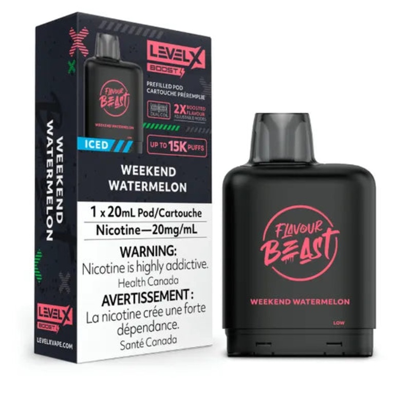 Flavour Beast – Boost 25K Level X Pod – Weekend Watermelon Iced – AB
