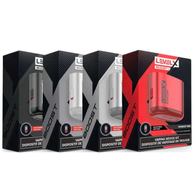 Level X – Boost Device Kit|Metallic Black|Metallic Grey|Pearl White|Scarlet Red