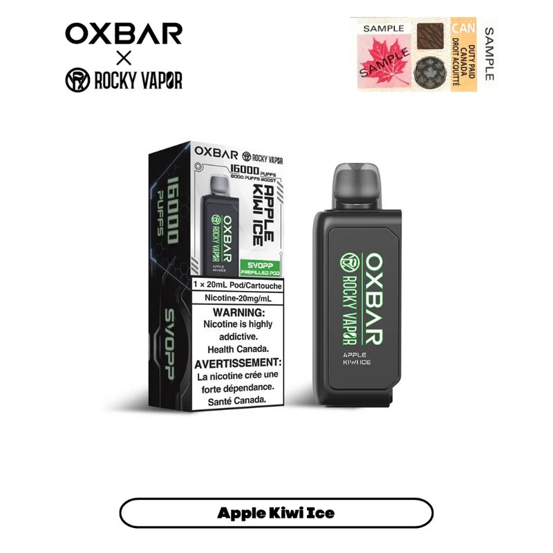 Oxbar SVOPP 16K Pod – Apple Kiwi Ice