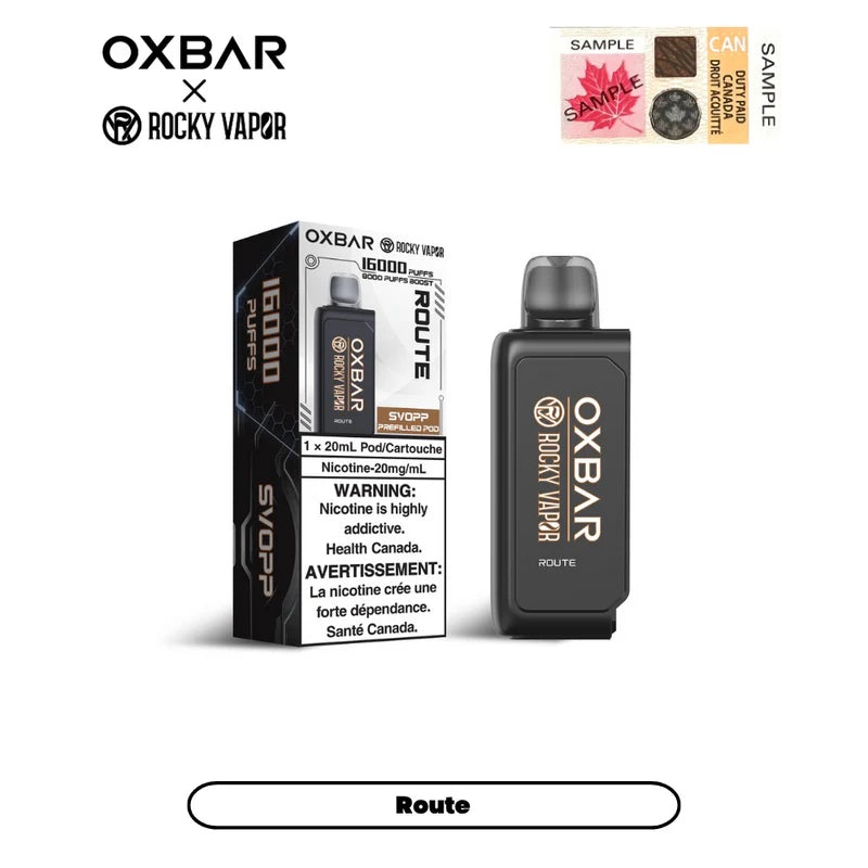 Oxbar SVOPP 16K Pod – Route|20 mg