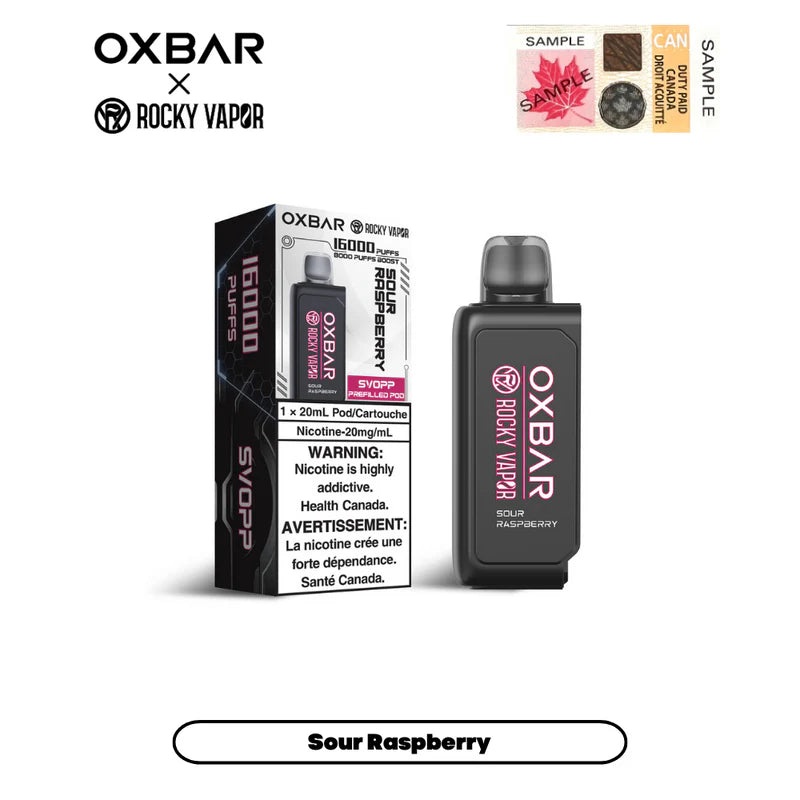 Oxbar SVOPP 16K Pod – Sour Raspberry