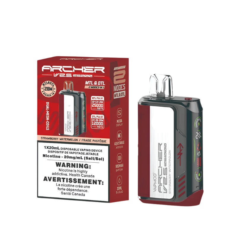 Archer Vapmod 25K Strawberry Watermelon Disposable Vape