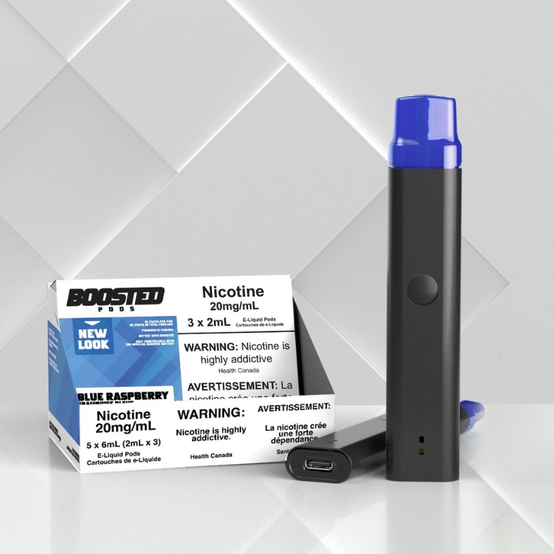 Boosted Blue Raspberry Pods|SYNTHETIC 50 (ONT-TAX)