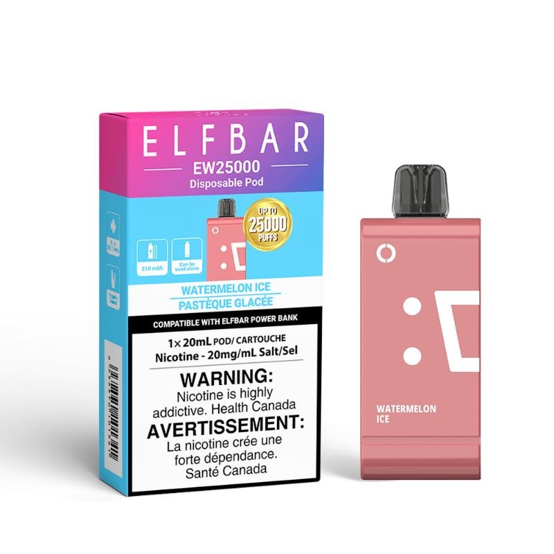 Elf Bar EW25K Watermelon Ice Disposable Pod (25000 Puffs)