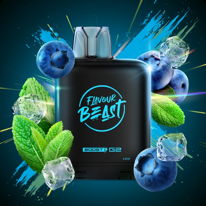 Level X G2 Blessed Blueberry Mint Boost Flavour Beast Pods