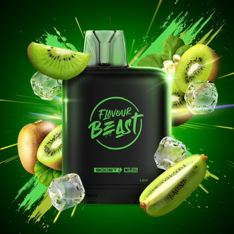 Level X G2 Dope Double Kiwi Iced Boost Flavour Beast Pods