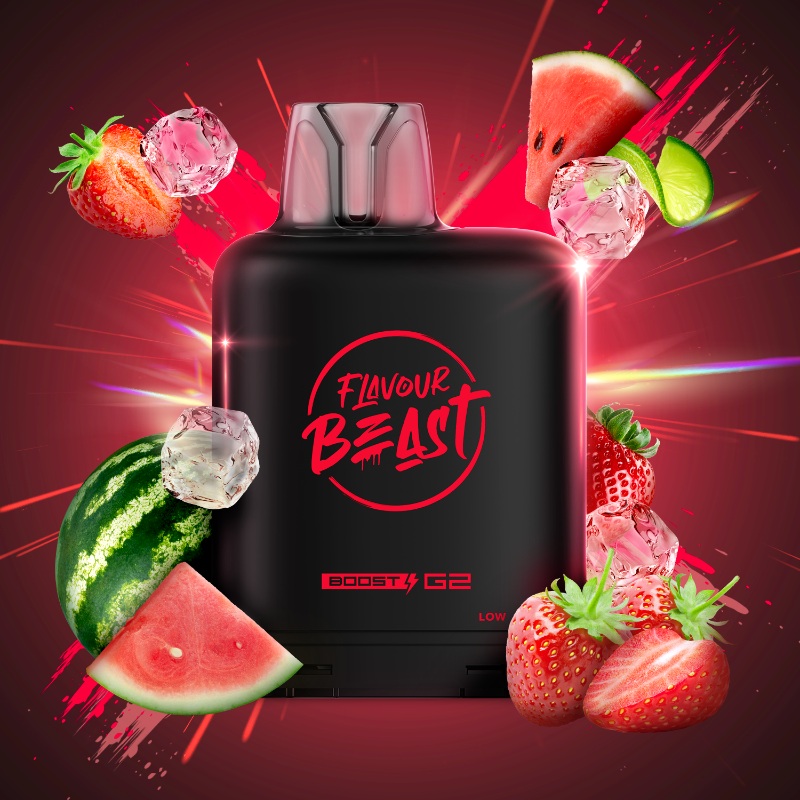 Level X G2 Savage Strawberry Watermelon Iced Boost Flavour Beast Pods