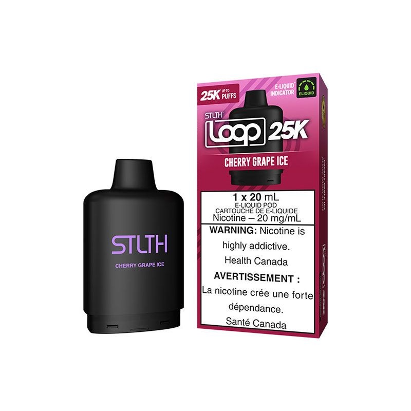 STLTH Loop 25K Cherry Grape Ice Pod