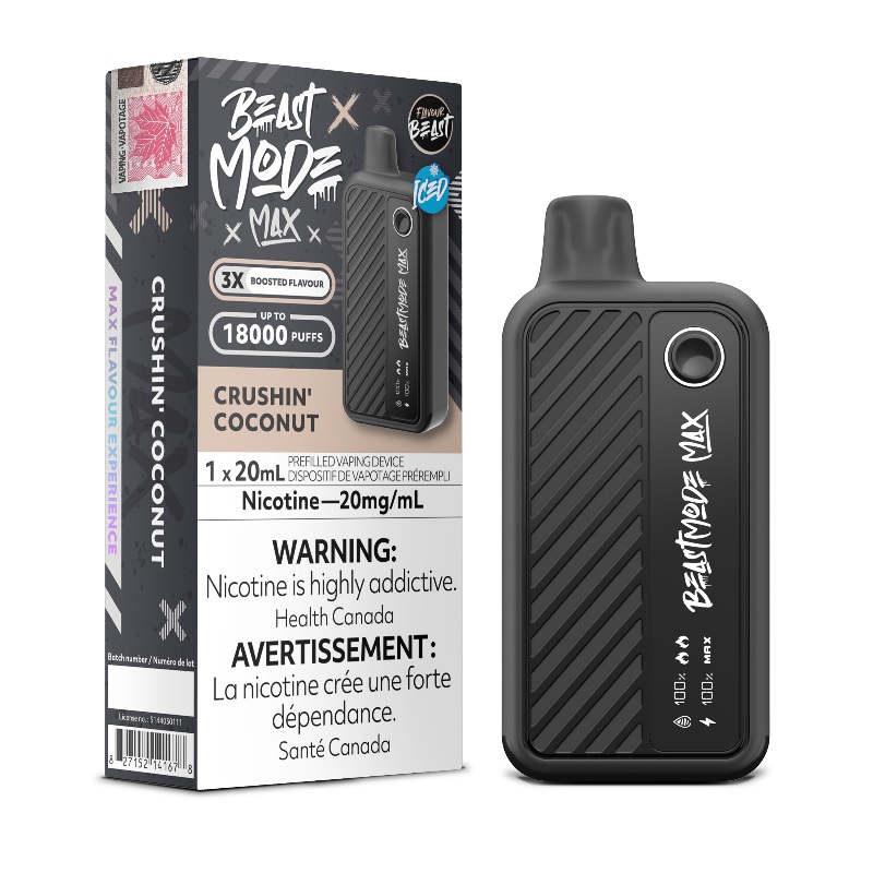 Beast Mode Max 18K Crushin’ Coconut Iced Disposable Vape