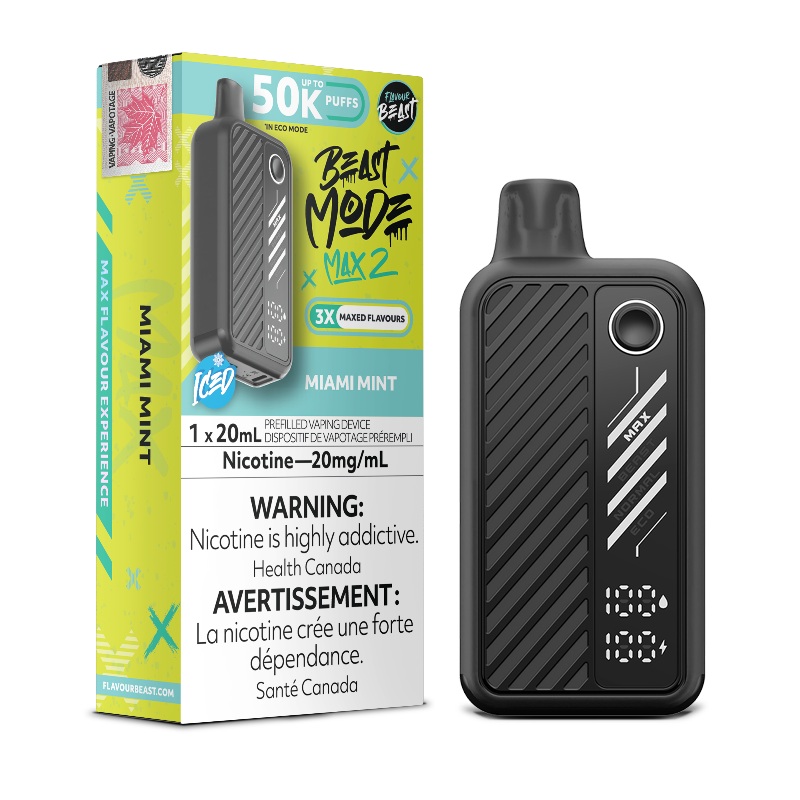 Beast Mode Max 2 50K Miami Mint Iced By Flavour Beast