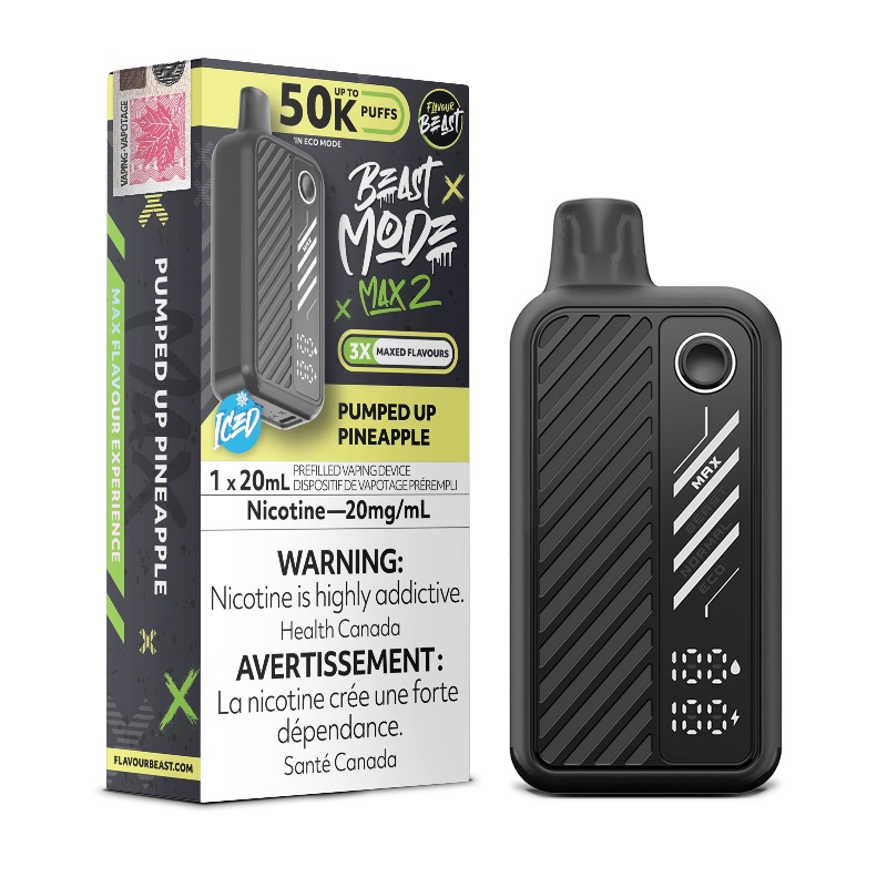 Beast Mode Max 2 50K Pumped Up Pineapple Iced By Flavour Beast
