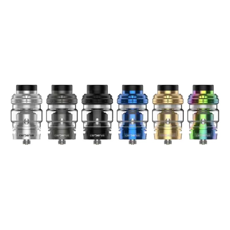 Geekvape Cerberus SE Tank|STAINLESS STEEL|BLACK|GUNMETAL|RAINBOW
