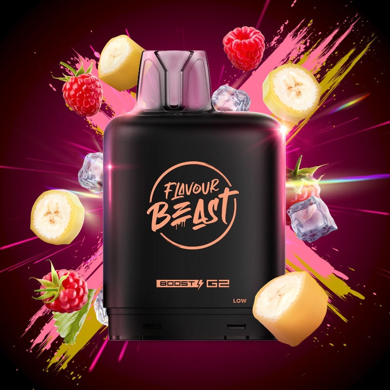 Level X G2 Banana Raspberry Ice Boost Flavour Beast Pods