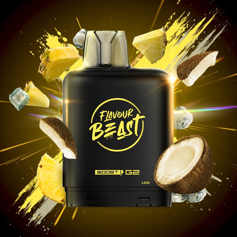 Level X G2 Pineapple Coconut Iced Boost Flavour Beast Pods