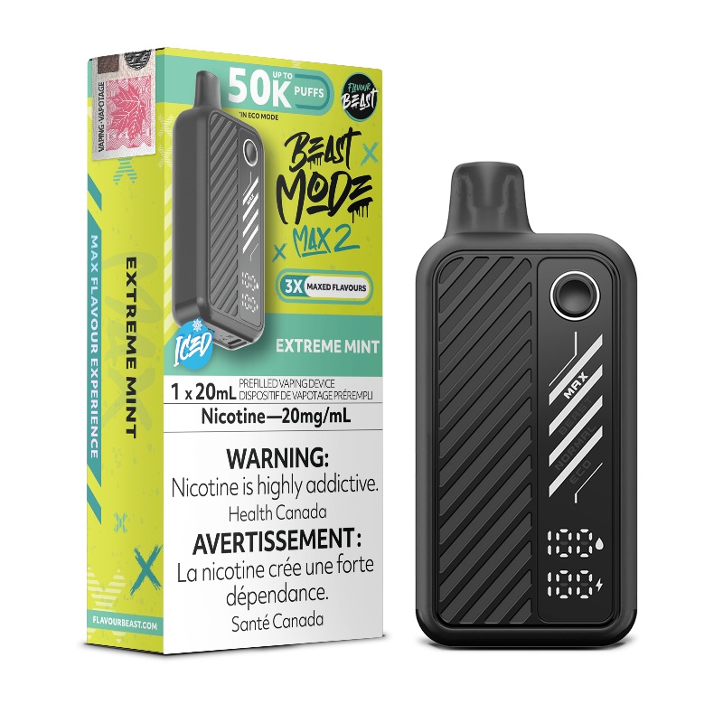 Beast Mode Max 2 50K Extreme Mint Iced By Flavour Beast