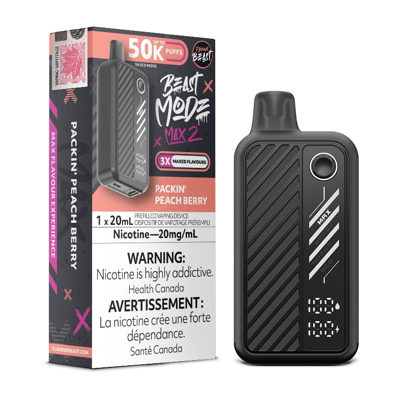 Beast Mode Max 2 50K Packin’ Peach Berry By Flavour Beast