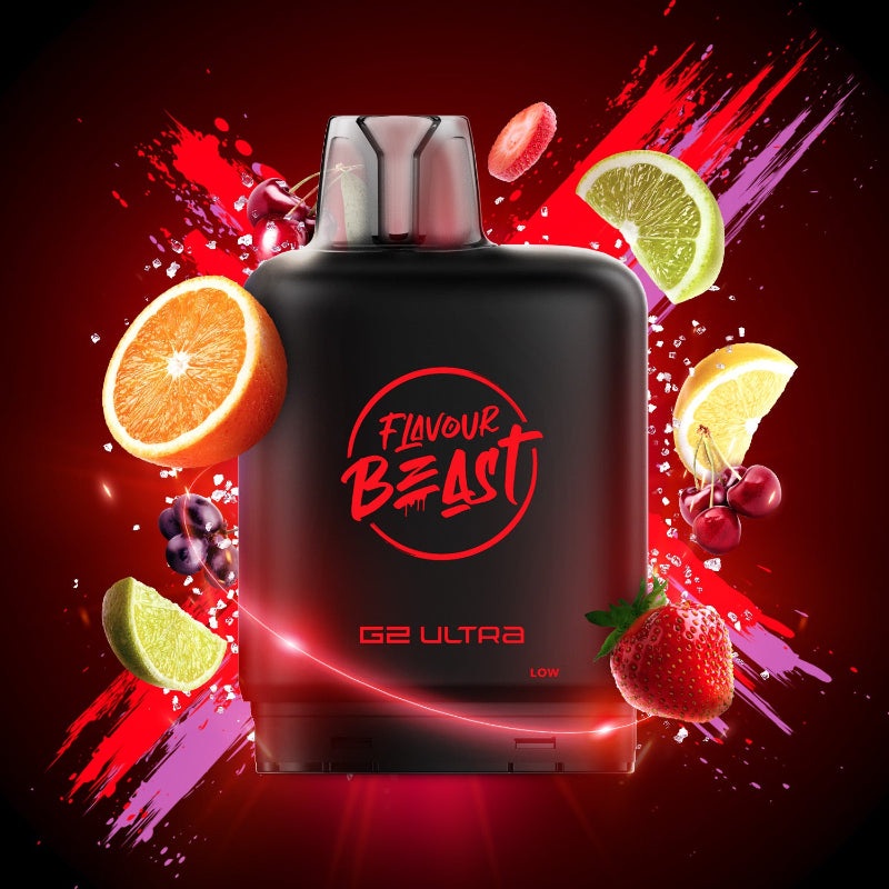 Level X G2 Ultra Flavour Beast Pods – Flippin’ Fruit Flash, 50K Puffs