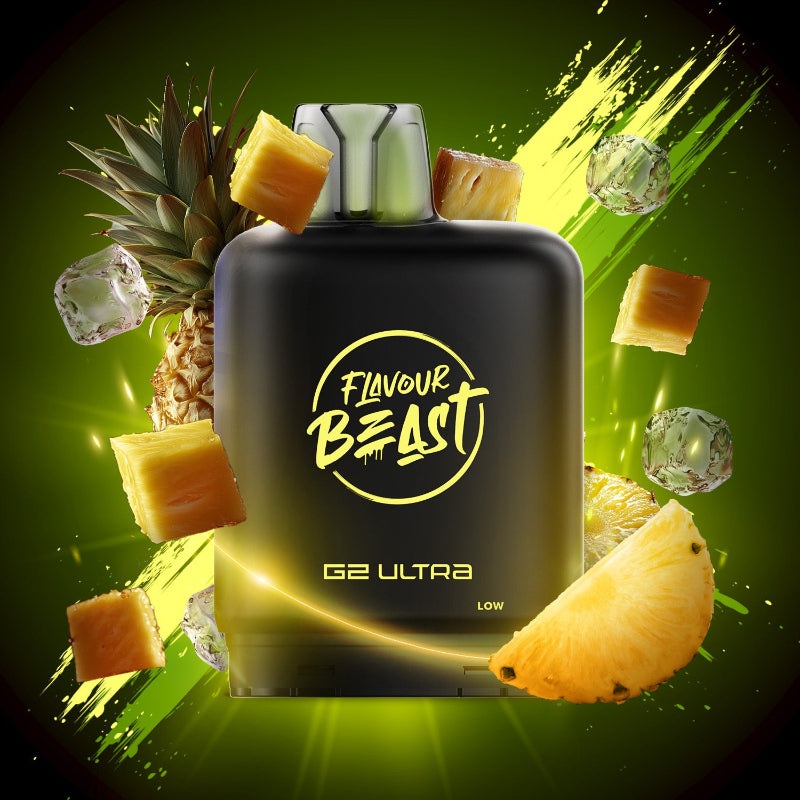 Level X G2 Ultra Flavour Beast Pods – Pumped Up Pineapple Ice, 50K Puffs