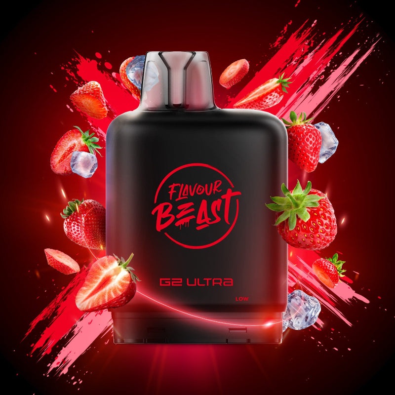 Level X G2 Ultra Flavour Beast Pods – Sic Strawberry Ice, 50K Puffs