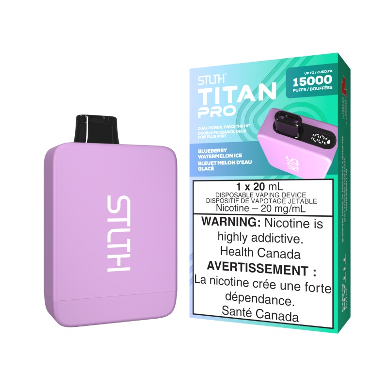 STLTH Titan Pro (15K) Blueberry Watermelon Ice Disposable Vape