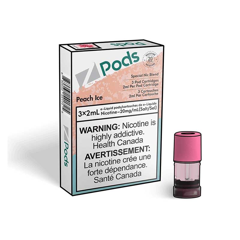 Z Pods Peach Ice 2% Special Nic Blend