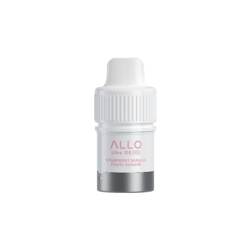 Allo Ultra 10k Hybrid Strawberry Banana Pre-filled Pod