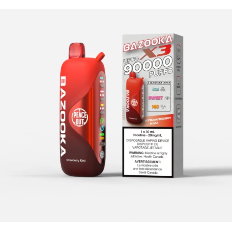 Bazooka 90K Strawberry Kiwi Disposable Vape