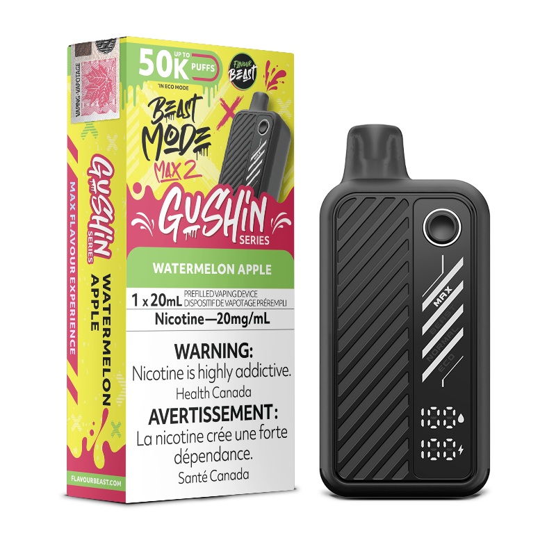 Beast Mode Max 2 50K Gushin Series Watermelon Apple By Flavour Beast