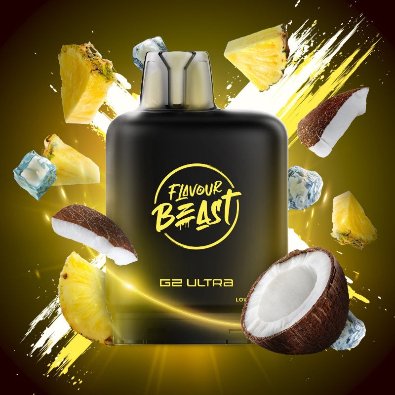 Level X G2 Ultra Flavour Beast Pods – Pineapple Coconut Ice , 50K Puffs