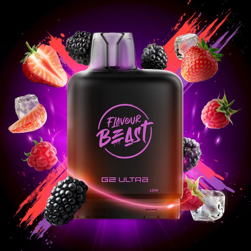 Level X G2 Ultra Flavour Beast Pods – Tangy Berries Ice, 50K Puffs