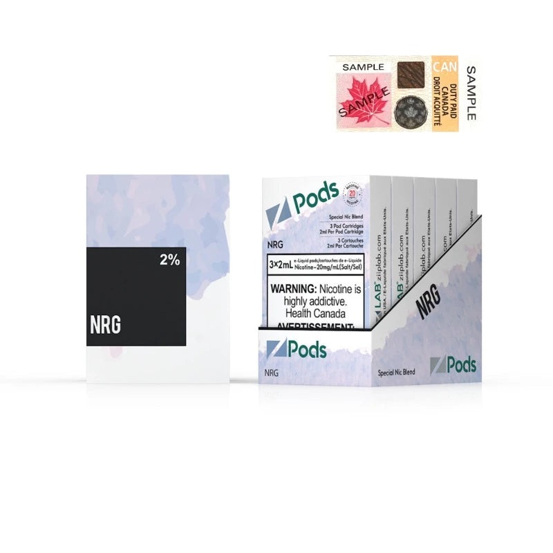 Z Pods Wiings (NRG) (3Pk) 2% Special Nic Blend