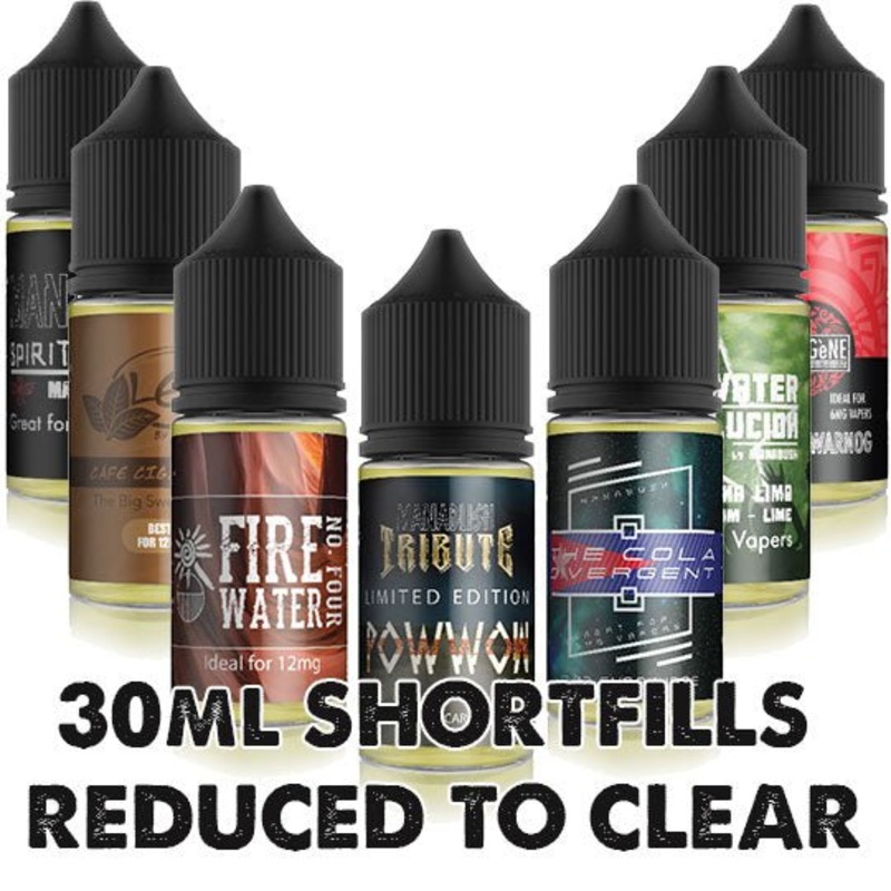 30ml Shortfills Sell Through – Bargains