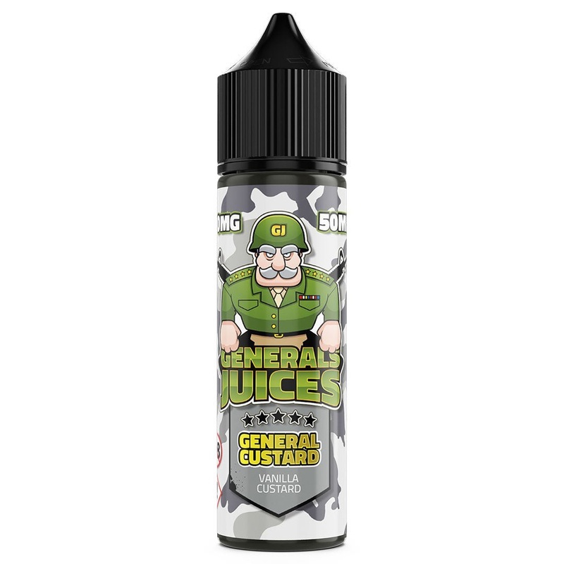 General Custard by Generals Juices – 50ml Shortfill